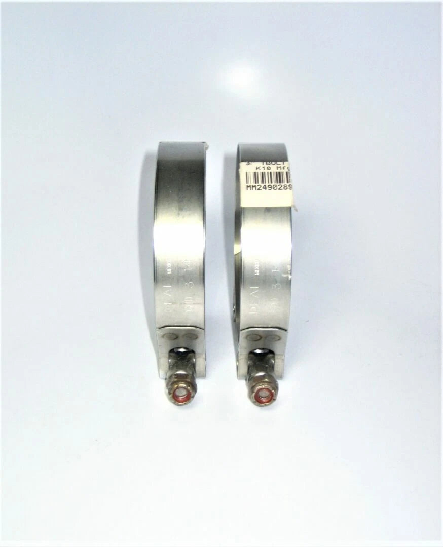 2X T-Bolt Exhaust Intake Hose Clamps for Marine Industrial Engine (300110300)