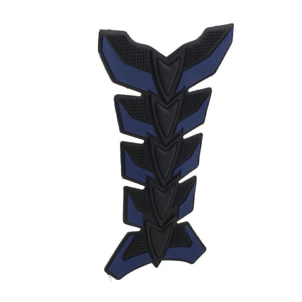 Grip Fuel Tank Pad Cap Cover Guard for Honda Motorcycle (Universal) Blue