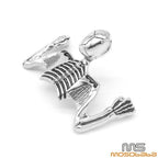 Chrome Skull Headlight Visor for Harley Dyna Bobber