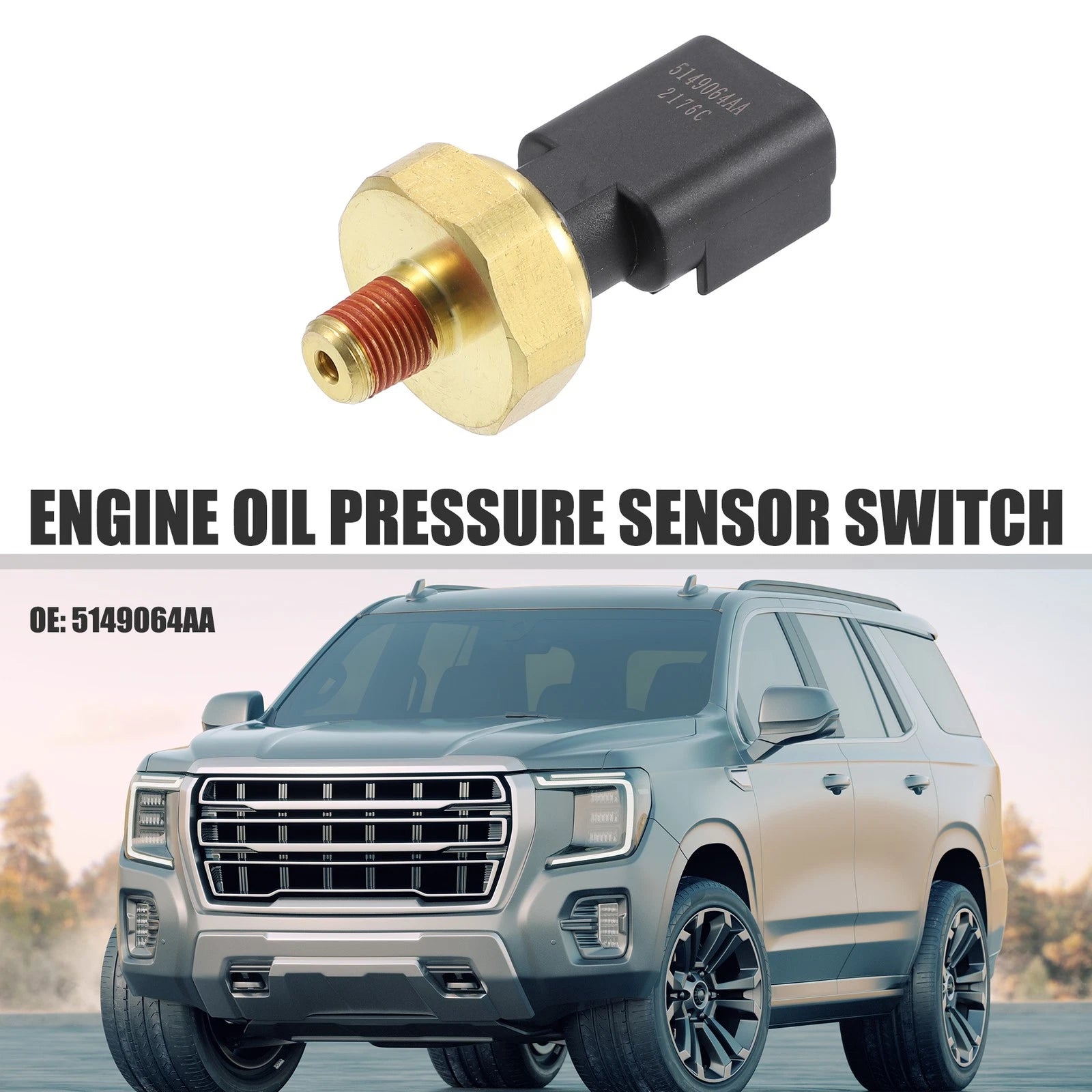 Engine Oil Pressure Sensor 5149064AA for Jeep Grand, Dodge Durango, Ram 
