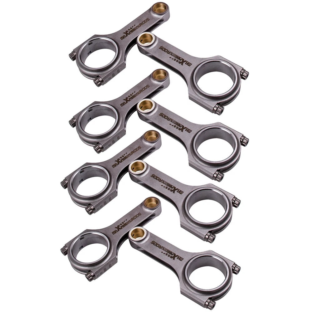 Set of 8 H Beam Connecting Rods for Chevy Small Block SBC (YYYY–YYYY)