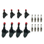 Set of 8 Ignition Coils and Spark Plugs for Honda Civic Hybrid (2006–2011)