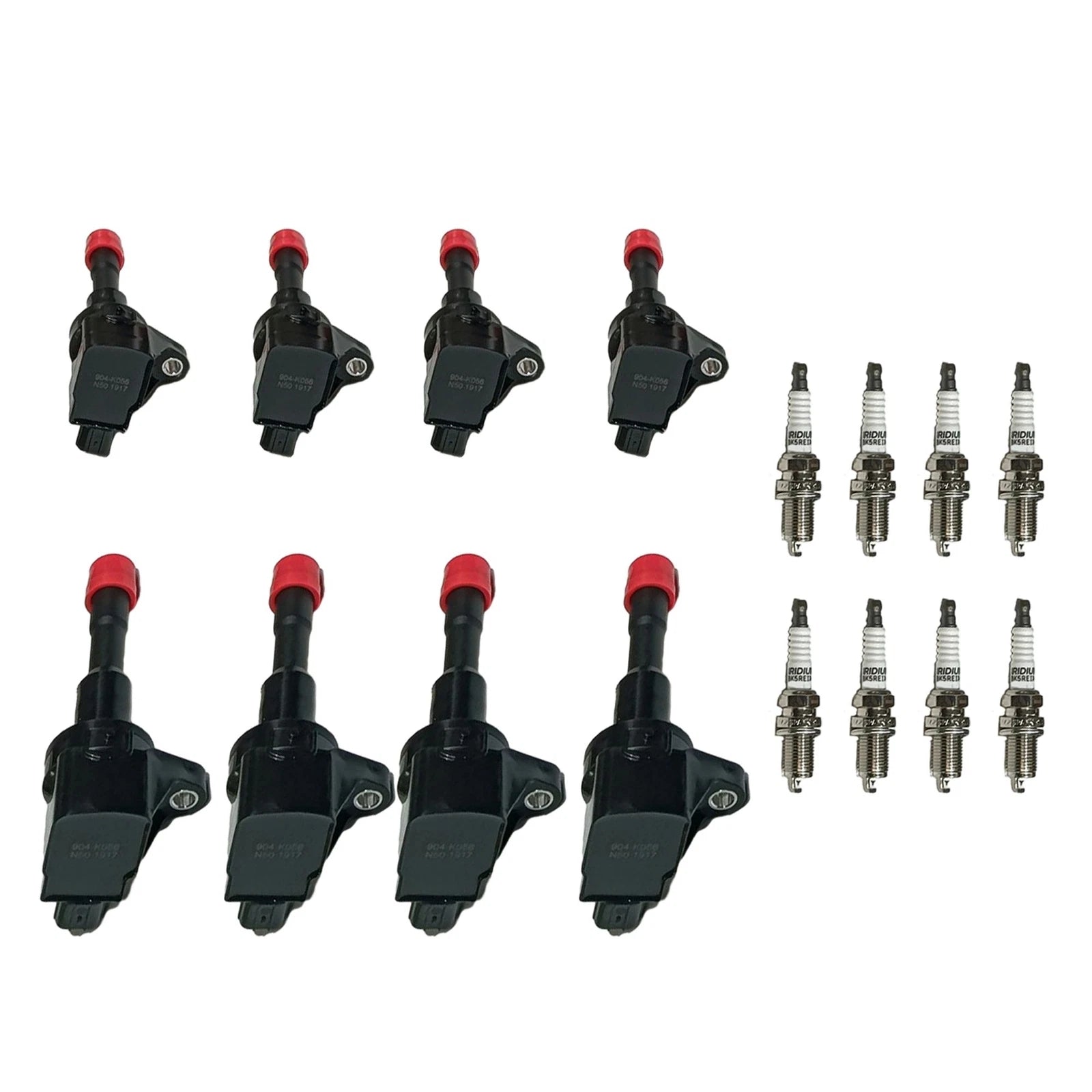 Set of 8 Ignition Coils and Spark Plugs for Honda Civic Hybrid (2006–2011)