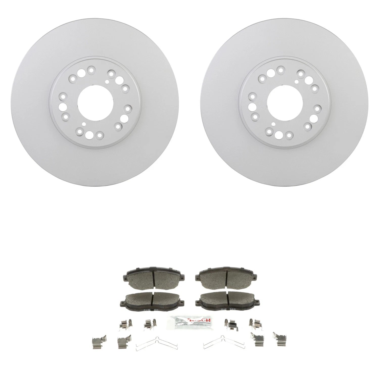 Bosch Front Quietcast Rotors & Blue Ceramic Brake Pads for GS300 GS400 (1998–2005)
