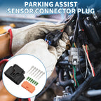 Set of 1 Parking Assist Sensor Connector Plug for Renault 