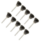 10PCS Brass Wire Brush Wheel Cup for Rotary Tools