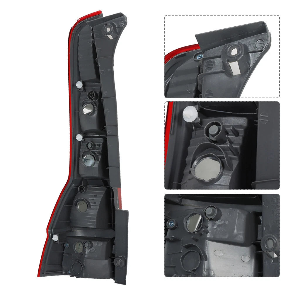 Tail Light for Honda CR-V (2007–2011) Rear Passenger Side Halogen Red Clear