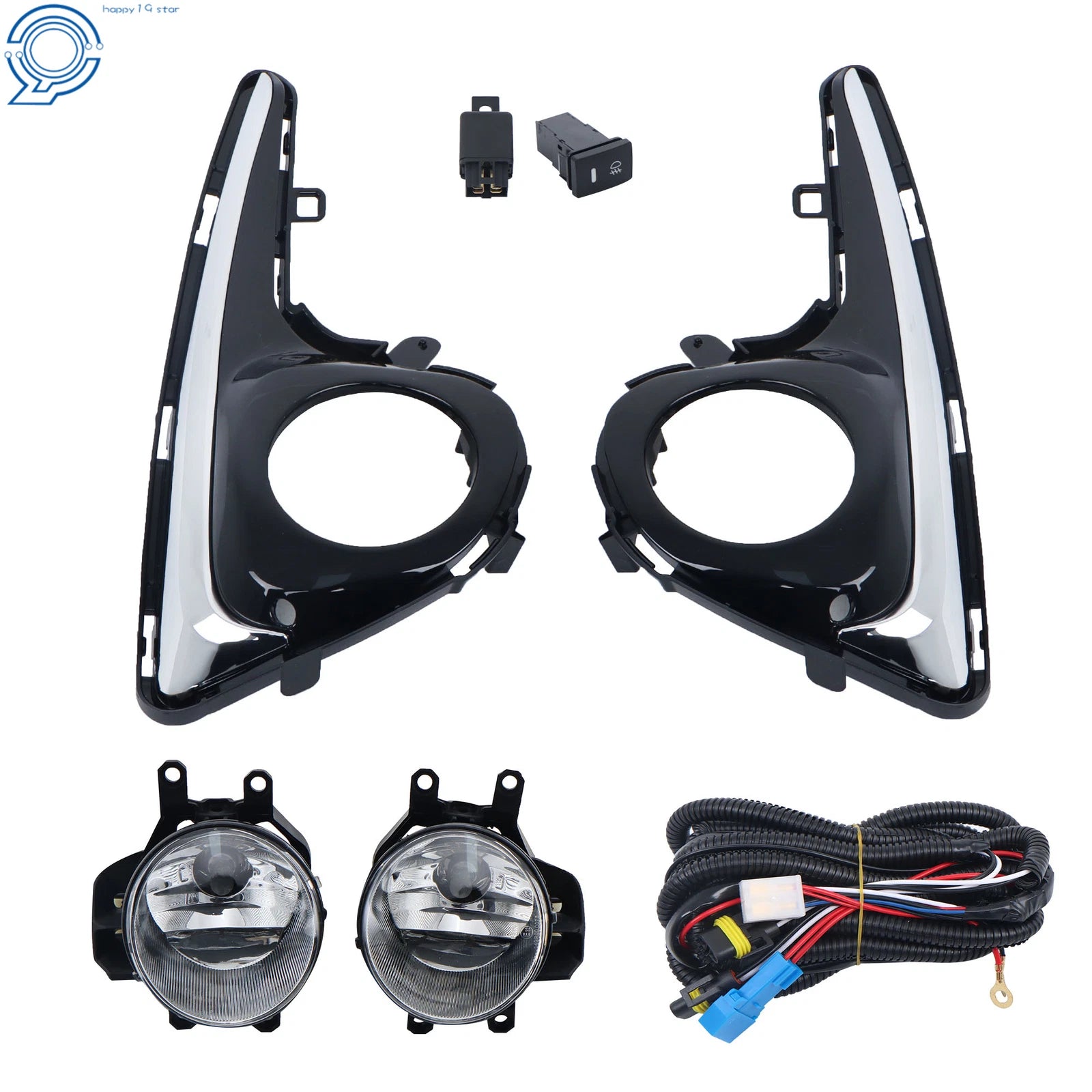 Fog Light Kit with Wiring Harness for Toyota Yaris (2018–2020)