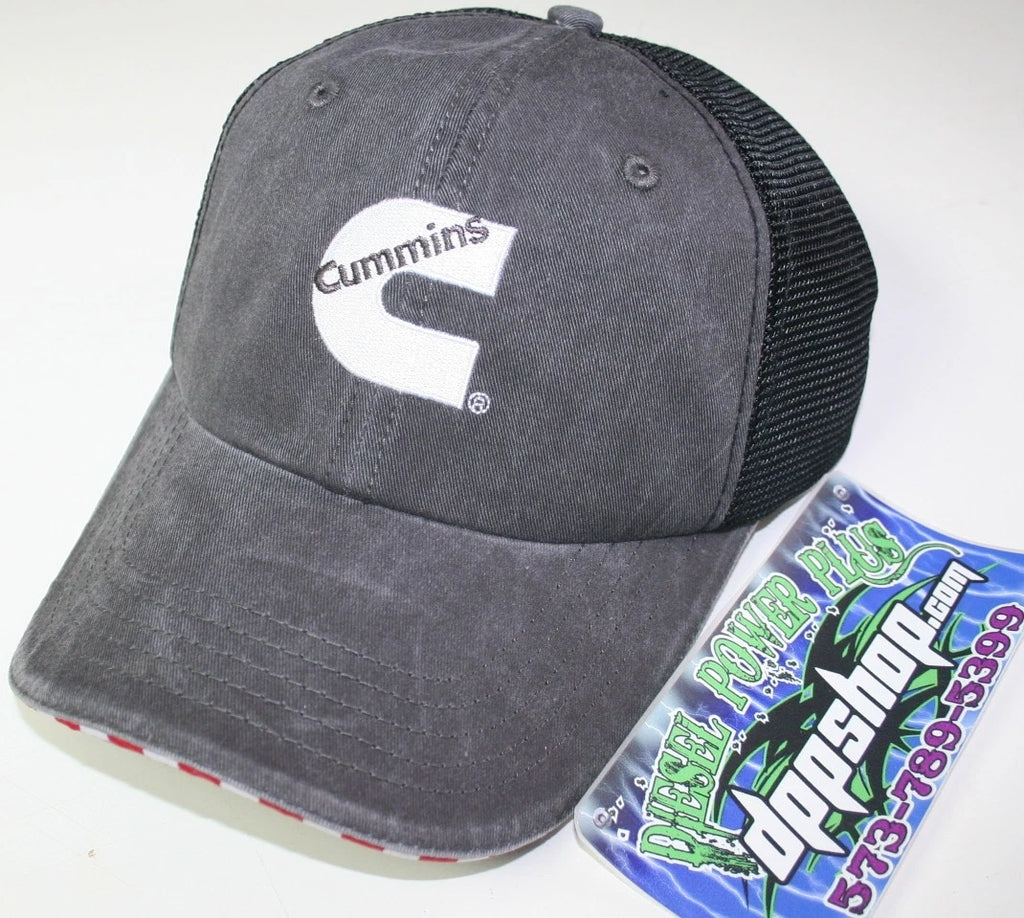 Cummins Mesh Summer Hat for Trucks (Patriot USA Flag)