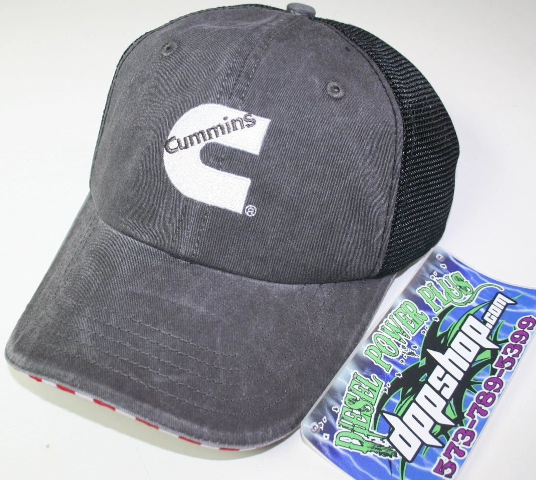 Cummins Mesh Summer Hat for Trucks (Patriot USA Flag)