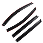 Window Visor Vent Deflector Guard for Ford Edge (2015–2024) Black Tinted