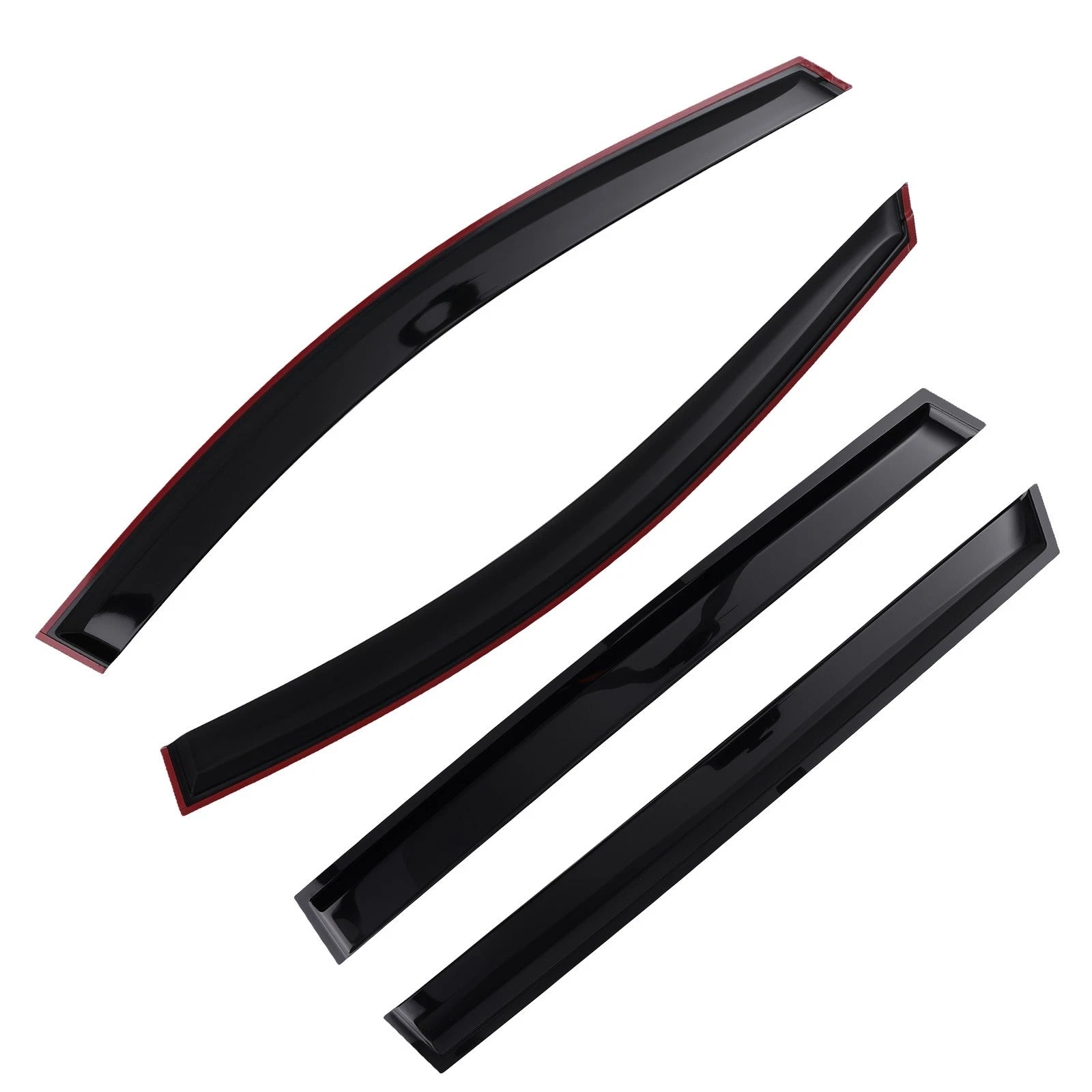 Window Visor Vent Deflector Guard for Ford Edge (2015–2024) Black Tinted