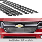 Chrome Wide Rivet Billet Grille Insert for Chevy Colorado (2015-2020)