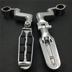 1" Highway Radical Tombstone Offset Mount Clamp Foot Peg for Honda GoldWing