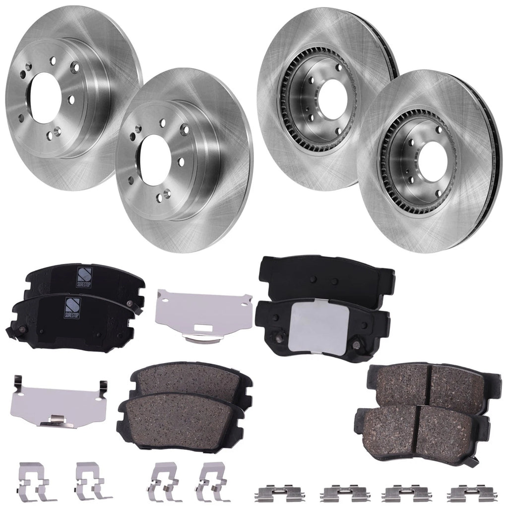 Brake Disc and Pad Kit for Hyundai Sonata (2006–2008)