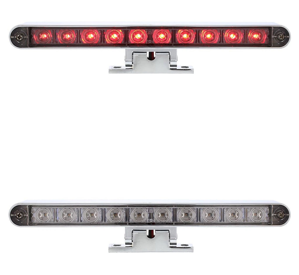 Third Brake Light LED Bar Replacement Clear Lens Chrome Housing for Toyota