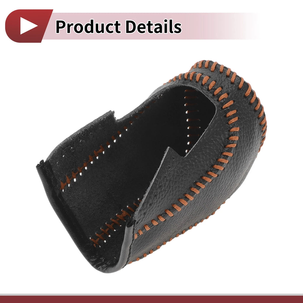 1 Pc Gear Shift Knob Cover for Honda Fit (2021–2023) Brown Faux Leather