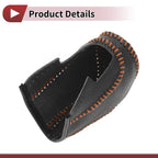 1 Pc Gear Shift Knob Cover for Honda Fit (2021–2023) Brown Faux Leather