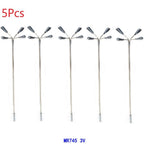Set of 5 Scale Street Lights for Model Railway (1:100)