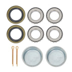 Set of 4 Trailer Hub Kit for 2000 lbs. 1" Spindle (5 Pieces)