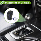 Set of 1 Gear Shift Knob Cover for Toyota Tacoma (2016–2022) Pebbled Black Blue