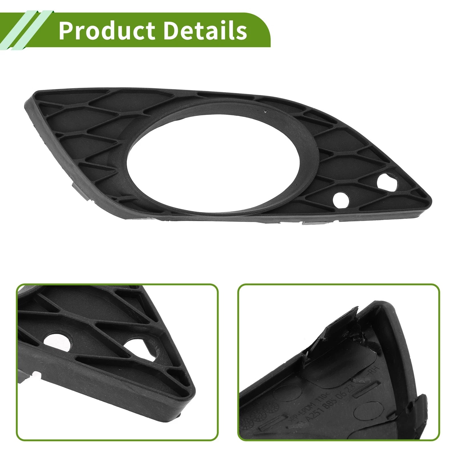 1 Pc Fog Light Grill for Mercedes Benz R350 (2006–2010) No. 2518850623