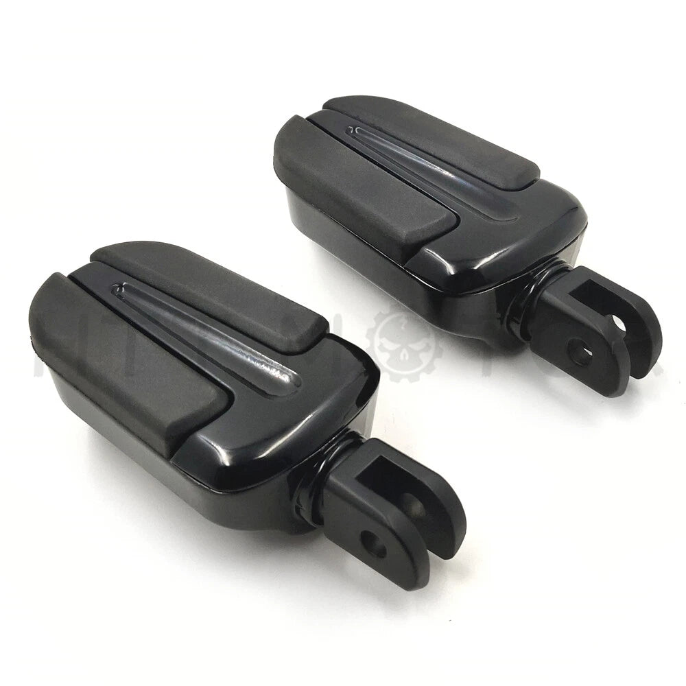 Slipstream Footpegs Black for Harley FXBB FXBR FXBRS FXLR (2018–2023)