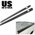 Black Bed Rail Caps for Chevy Silverado / GMC Sierra 1999–2006 6'6" Bed 7201151