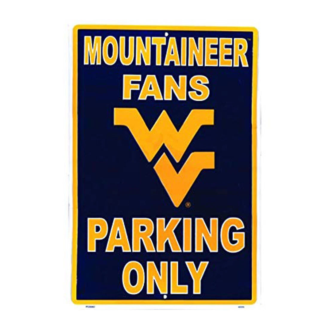 Parking Sign for WV Mountaineer Fans (12" x 18")