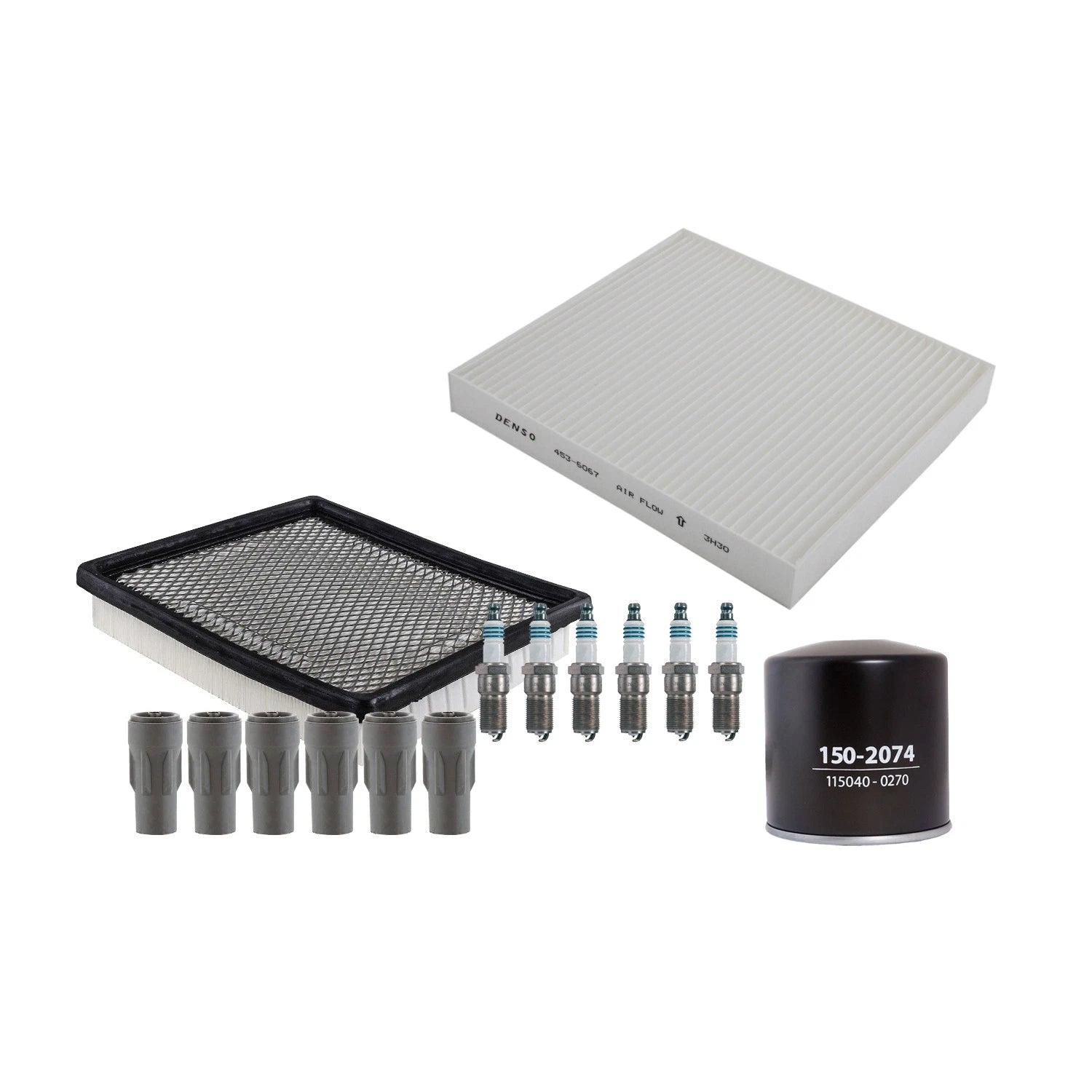 Denso Tune Up Kit 6 Spark Plugs & Boots for Dodge Avenger (2008–2014)