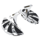 Chrome Rear Passenger Footboards for Harley Road King, Street Glide (1993–2025)