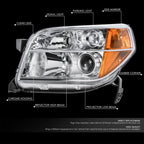 Left Driver Side Chrome Housing Headlight Lamp for Honda Pilot (2006–2008)