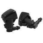 2X Black ABS Windshield Cleaning Nozzles for Ford Escape 