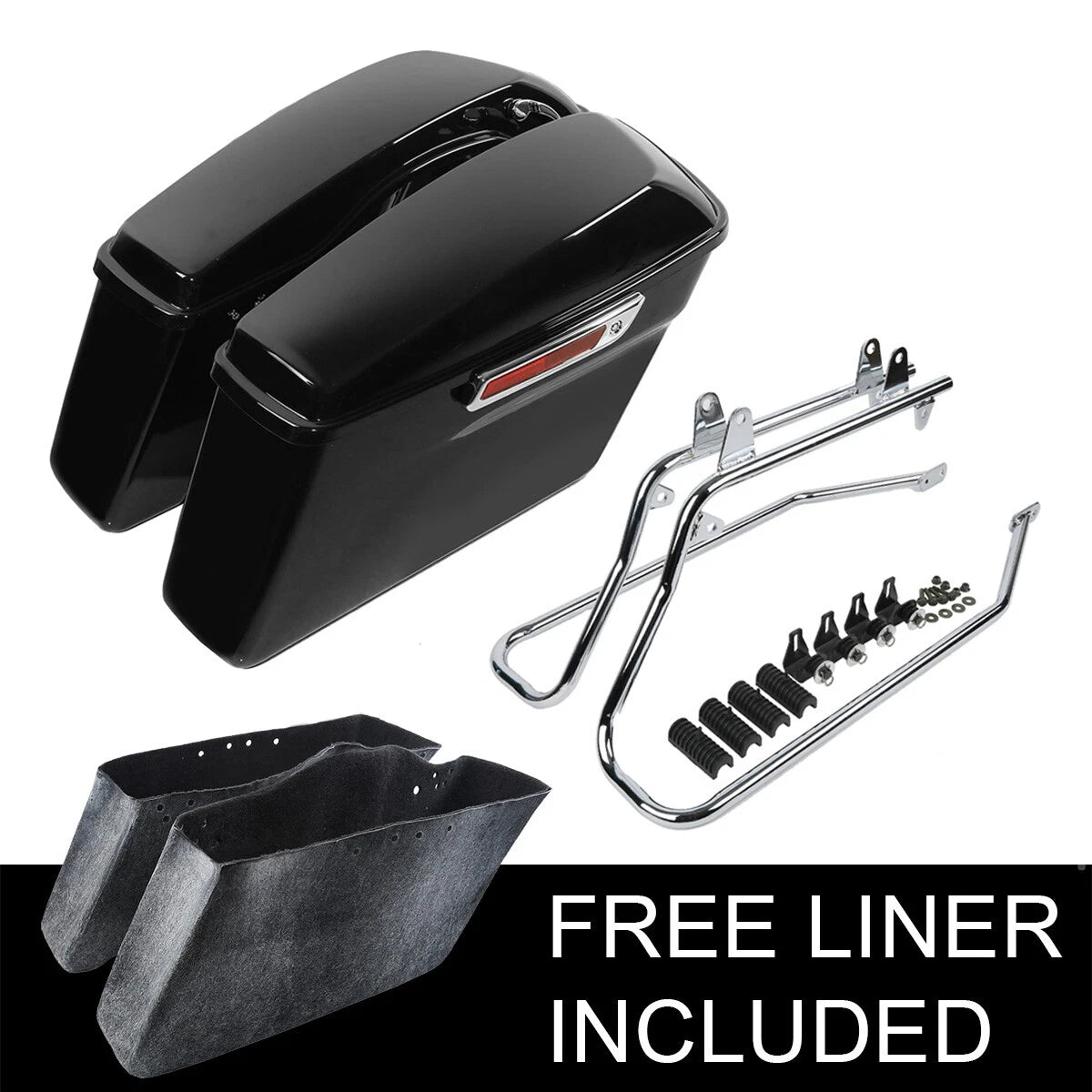 Chrome Conversion Bracket for Harley Softail Fatboy (1984–2017)