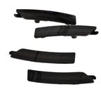 4X Smoked Front Rear Bumper Side Marker Lights for Ford Mustang (2024–2024)