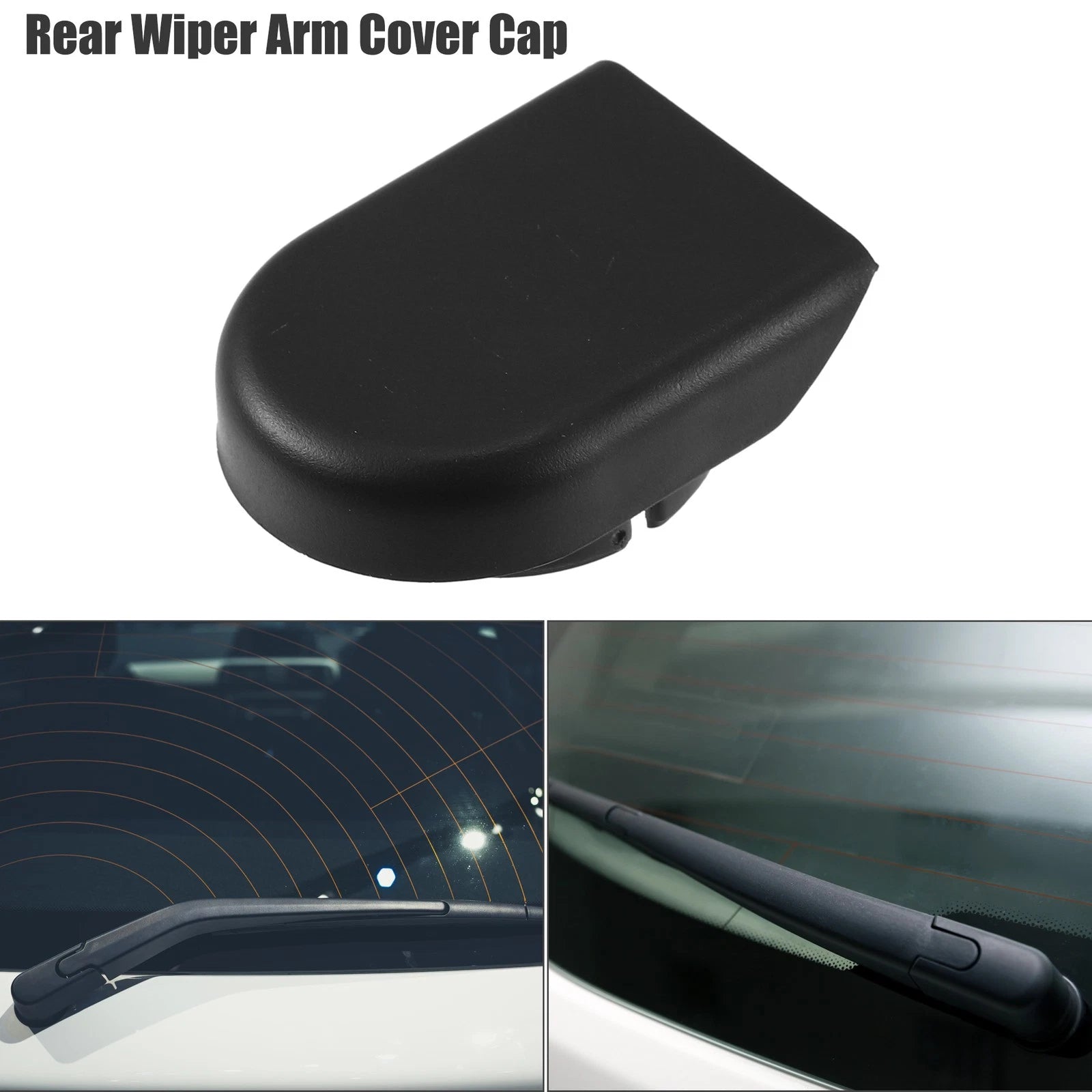 Wiper Arm Nut Cover Cap for Mazda CX-5, CX-7, RX-8 (2012–2020) Black