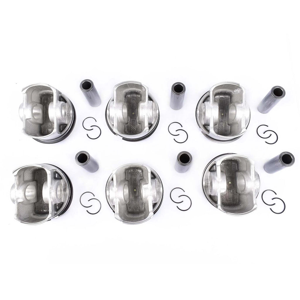 Set of 6 Pistons for VW Touareg, Audi A6 A7 A8 Q5 Q7 S4 S5 (2009–2017)