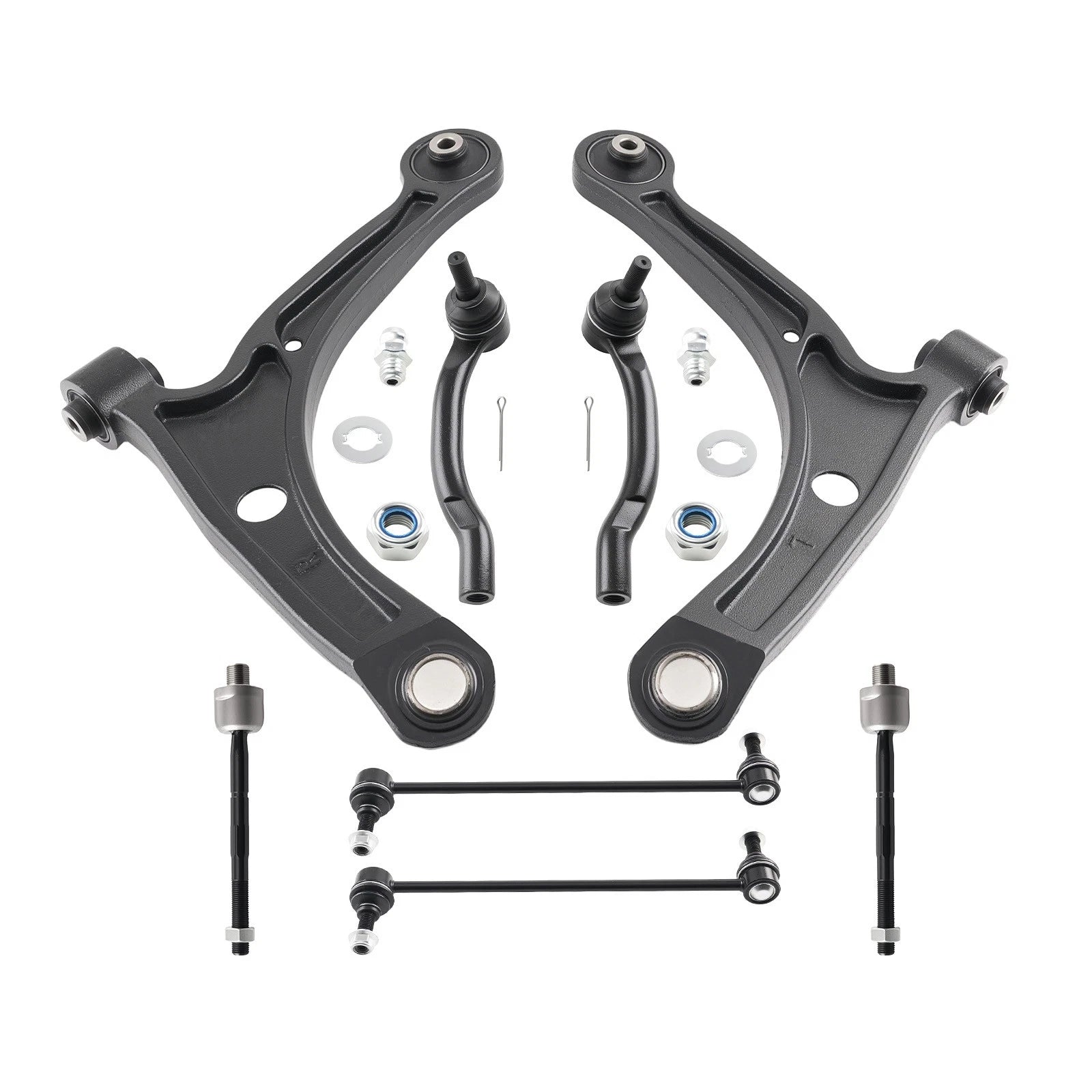 8x Front Lower Control Arms for Honda Pilot (2003–2005) & Acura MDX (2001–2005)