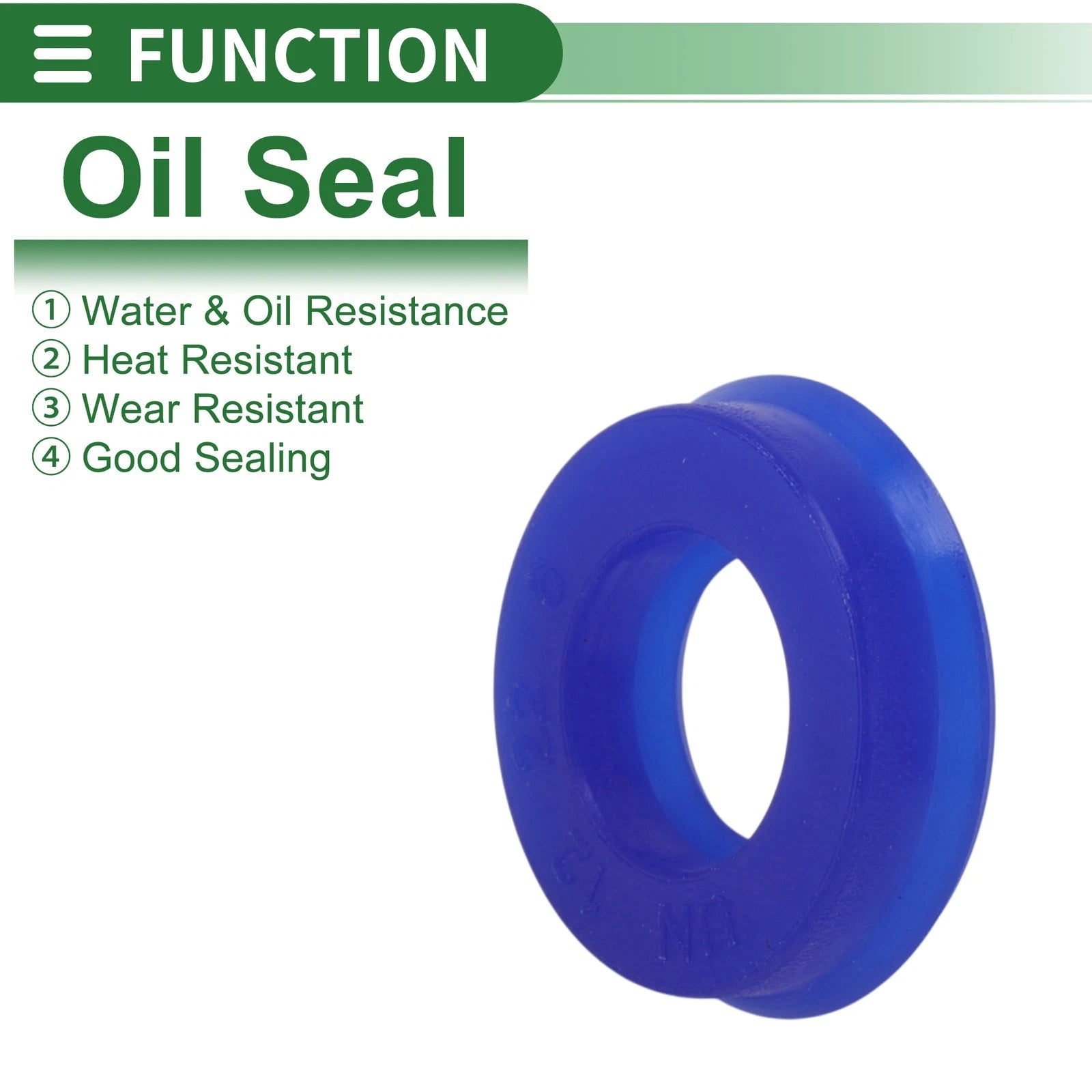 Set of 10 Oil Seal Rotary Shaft Seal 12x22x6mm High Pressure Blue