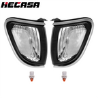 2X Clear Front Corner Signal Lights for Toyota Tacoma (2001–2004)
