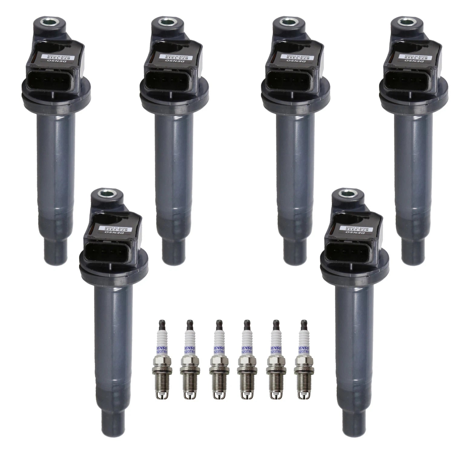 Set of 6 Ignition Coils & Platinum Spark Plugs for Lexus ES300 (1992–2003)