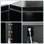 Black Steel Tool Box for Pickup Truck (36"X18"X18")