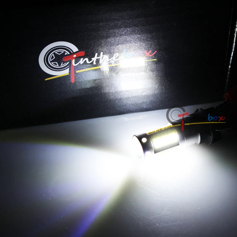 2X H3 LED Bulbs for Fog Lights (Fits Various Models)