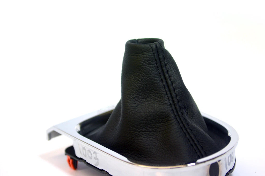Manual Shift Boot for Ford Mustang (2015–2020) Black Leather Synthetic