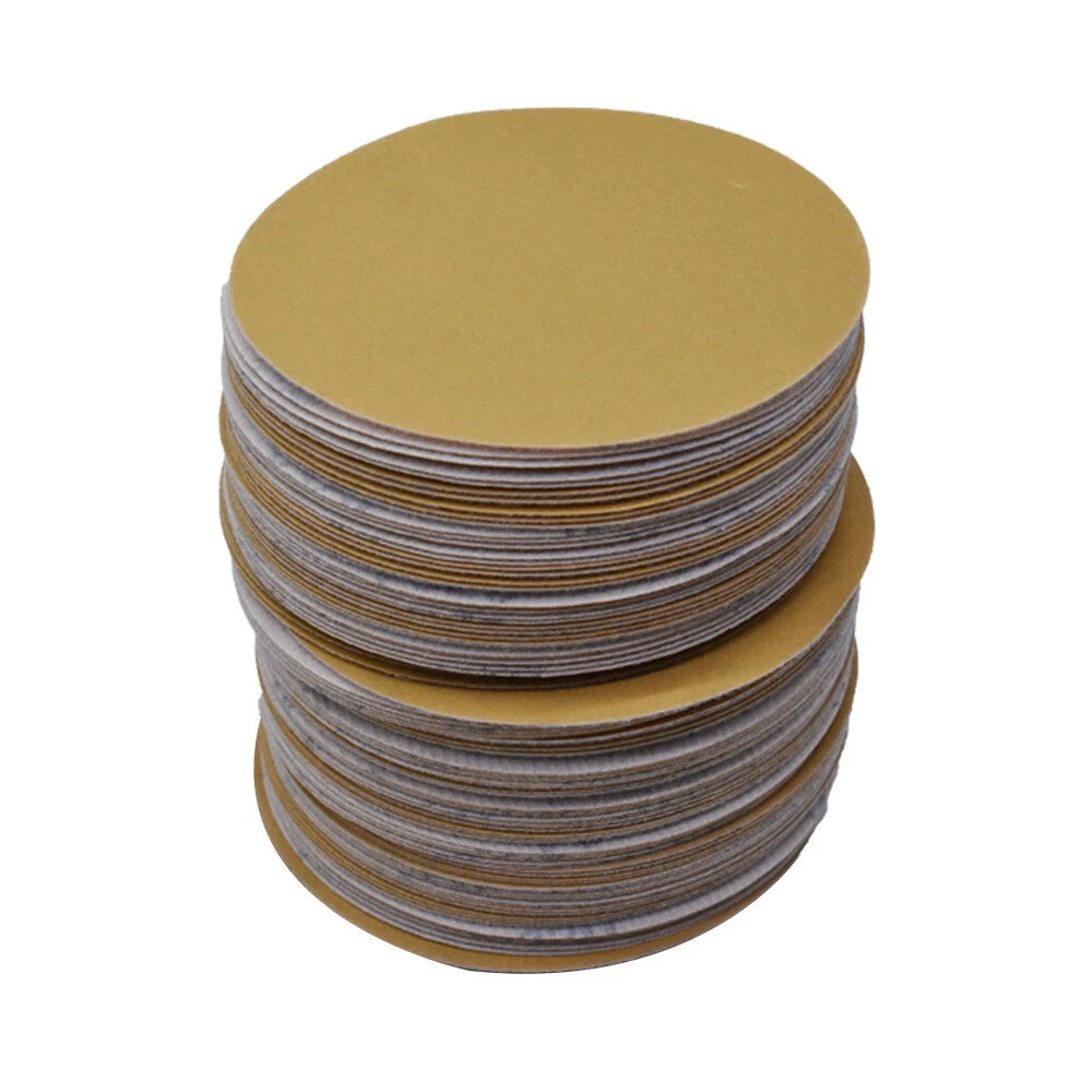 Set of 100 Hook Loop Sanding Discs 320 Grit 5"