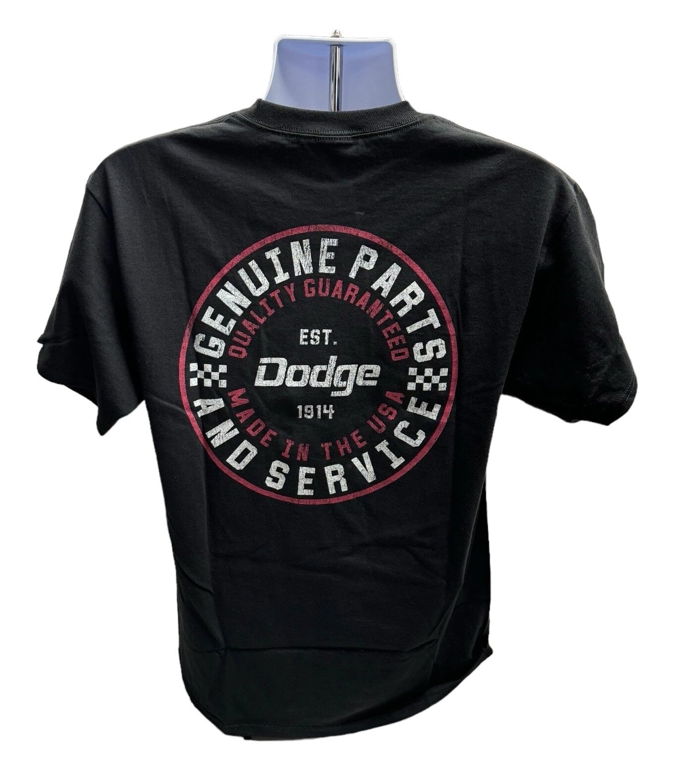 Genuine Dodge Parts and Service Licensed Black T-Shirt for All Models (2020–2025)