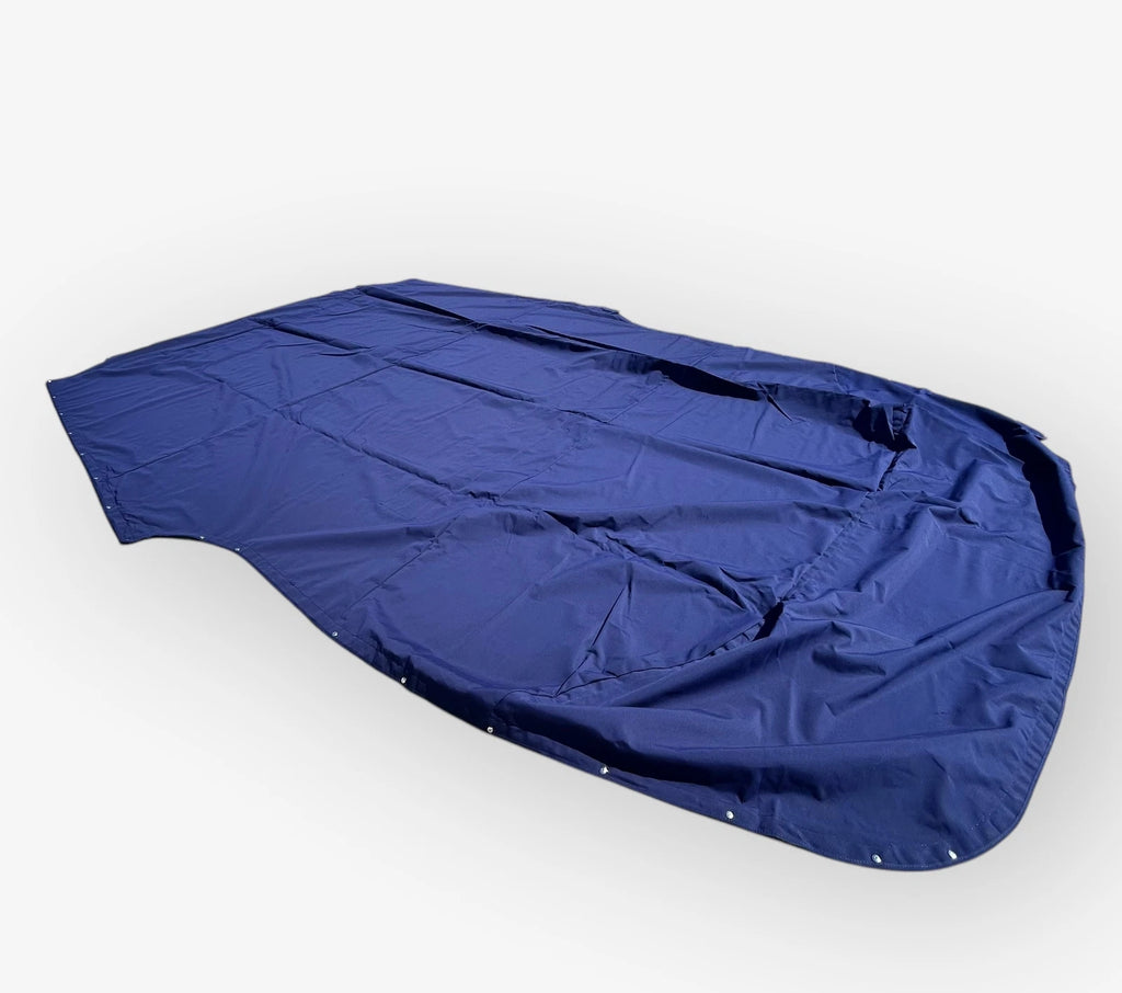 Bow Cover & Cockpit Cover for Chris Craft 30 Calypso (OEM) Navy Blue w/ Stands