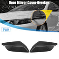 Pair Door Rearview Mirror Cap for Chevrolet Malibu (2016–2020) Carbon Fiber