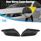 Pair Door Rearview Mirror Cap for Chevrolet Malibu (2016–2020) Carbon Fiber