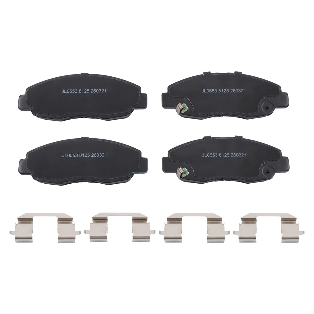 Set of 2 Front Disc Brake Rotors + Brake Pads for Honda Accord (1998–2002) P-465